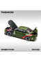 Timemicro 1:64 Nissan Skyline Gt-R R34 Matte Green Disruption Hood and Trunk Openable Tm646317 - 6