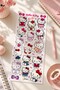 132 Pieces Sanrio Themed Sticker Set - Pen, Water Bottle, Notebook, Glass Table, Laptop, Tablet Sticker, Water Resistant - 4