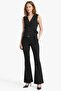 Oversize Polyviscon Vest with Tie Detail - 3