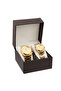 Eclipse Couple Edition – Gold Radiance – 6-Hands Chronograph Watch with Steel Strap – Waterproof - 7