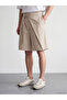 Trendlucky Comfortable Fit Belt Detailed Men's Shorts with Difference - 2