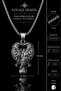 Stainless Steel Viking Mythology Raven Crow Pendant - 4