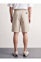 Trendlucky Comfortable Fit Belt Detailed Men's Shorts with Difference - 3