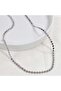 Xuping 3 mm Crushed Flake Chain Necklace 50 cm White