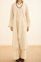 Bat Sleeve Tunic Trouser Set Stone - 2