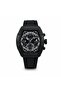 Opulent 6-Hands Chronograph Watch – Tonneau Skeleton Midnight Black Chronograph Edition