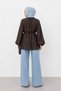 Lined Balloon Sleeve Pinters Shirt - 2