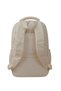 Dp Casual a Quality Cream 6 External Zipper Compartments Water Repellent School Sports Travel Daily Light Fabric Backpack 7-7 - 5