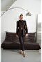 Pointed Long Collar Jacket and Pants Design Set - 2