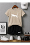 Summer Shorts T-Shirt Unisex (Cheetah)