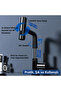 3-Function Waterfall Faucet with Led Temperature Display Pull-Out Head 360 °   Kitchen Bathroom Faucet - 2
