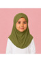 Girls Hijab for Kids – Modest Islamic Headscarf for Muslim Girls, Comfortable Pull-On Style Kids Hijab for Everyday Wear