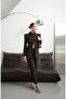 Pointed Long Collar Jacket and Pants Design Set - 4