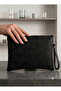 Stone-Embellished Portfolio Bag
