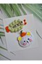 Animal Kingdom Set Handmade Antiallergic Gift Children's Hair Accessory 2-Piece Snap Knitted Hair Clip