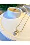Sea Shell Pearl Steel Necklace - 3