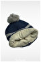 Children's Pompom Beret with Fleece Inside and Miflon (Age 5-9) - 2