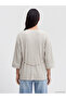 Alita City with a Difference, Lcw Studio Beige Striped Midi Women's Kimono - 4