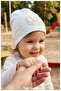 100% Cotton Double Layer Combed Cotton Beret for Girls (1-4 Years) - 3