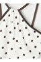 Nevavm Polka Dot Girl's Swimsuit with Difference - 2