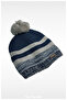 Children's Pompom Beret with Fleece Inside and Miflon (Age 5-9)