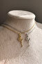 Crescent and Star Figured Dangle Necklace - 5