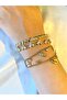Xuping Hearted Wicker Gold Bracelet - 6