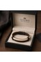 Sahara Duo Brown-Cream Knitted Leather Men's Bracelet, with Special Gift Box - 2