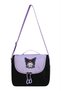 Primary School School Bag Set of 3 Girls' Waterproof Imported Fabric Thermal Lunch Bag and Pencil Case Orthopedic Back Support (Kuromi Figured) - 8