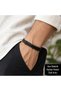 Atlas Black Braided Leather Men's Bracelet – Adjustable Special Boxed Design