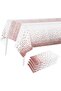 Milfox Decorative Disposable Table Cover Plastic Tablecloth Waterproof Oil-Proof Stain-Proof Rectangular Plastic Table Cloth