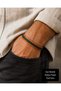 Taba Legacy Triple Leather Men's Bracelet – Oil Weave Detailed Design