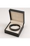 Noxen Double Row Braided Black Leather Men's Bracelet - with Special Gift Box - 3