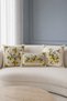 Botanical Bird Lemon 3-Piece Throw Pillow Cover