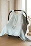 Muslin Stroller Cover and Cover Set, Baby Stroller Cover, 100% Cotton - 2