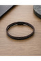 Braiden Braided Leather Men's Bracelet – Brown & Black Double Layer - 2