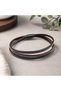 Lacero Triple Leather Men's Bracelet – Brown, with Special Gift Box - 3