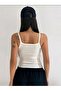 Women's 2Li White Black Rope Strap Camisole Undershirt 2Li Women's Undershirt Camisole Sports Undershirt 2026 - 2