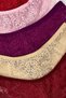 Women's 6-Piece Lace Panties Set – Floral Patterned Colorful Panties Pack Beige Purple Red Black Pink Burgundy - 4