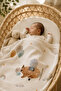 Washed 100% Cotton Muslin Baby Blanket Multi-Purpose Cover 120X120 cm - 3