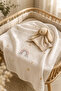 Washed 100% Cotton Muslin Baby Blanket Multi-Purpose Cover 120X120 cm - 2