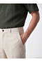 Southblue Beige Regular Fit 100% Linen Men's Trousers - 3