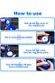 موزع معطر هواء دوار للسيارة يعمل بالطاقة الشمسية، معطر جو مزدوج الحلقة معلقة، حلقة مزدوجة دوارة 360 - 5