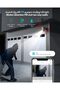 SEHMUA كاميرات مراقبة خارجية لاسلكية بدقة 2K وواي فاي (طقم 2 كاميرا)، كاميرا مراقبه 360° بالطاقة الش - 5