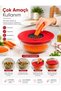 4.5 L Glass Mixer Bowl – Multi-Purpose Kitchen Bowl with Lid and Grater - 3