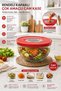 4.5 L Glass Mixer Bowl – Multi-Purpose Kitchen Bowl with Lid and Grater