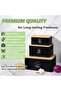 8PCS Kitchen Vegetable Storage Containers,Potato and Onion Garlic Storage Bin with Peeler,Slicer,Mas - 2
