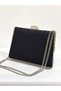 Women's Evening Dress Zara Fabric Black Chained Wedding Night Party Bag