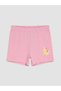 Two Mt Shop Quality Lcw Kids Yellow 2 Thread Printed Girls' Shorts - 4