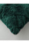 Soft Touch Rabbit Plush Cushion Cover 45X45 cm Green - 3